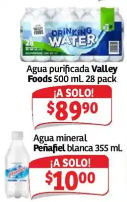 Soriana Mercado Valley Foods Agua purificada oferta