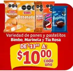 Soriana Mercado Bimbo, Marinela y Tía Rosa oferta