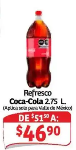 Soriana Mercado Coca-Cola 2.75 L oferta