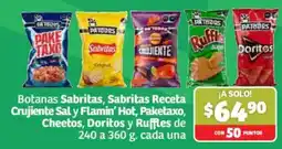 Soriana Mercado Patodos Ruffles Doritos oferta