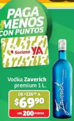 Soriana Mercado Zaverich vodka premium oferta