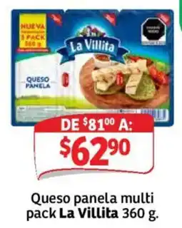 Soriana Mercado La Villita Queso panela multi pack oferta