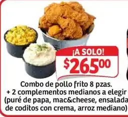 Soriana Mercado Combo de pollo frito oferta