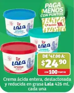 Soriana Mercado Lala crema oferta