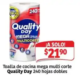 Soriana Mercado Quality Day toalla de cocina mega multi corte oferta