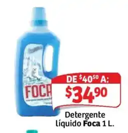 Soriana Mercado Detergente líquido Foca oferta