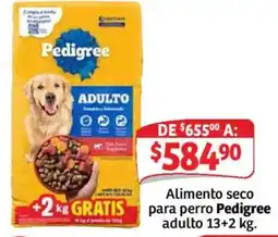 Soriana Mercado Pedigree Alimento seco para perro adulto oferta