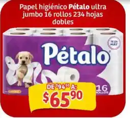 Soriana Mercado Pétalo papel higiénico ultra jumbo oferta