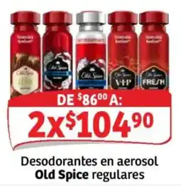 Soriana Mercado Old spice desodorantes en aerosol regulares oferta