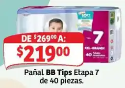 Soriana Mercado Pañal BB Tips Etapa 7 oferta