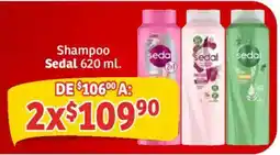 Soriana Mercado Sedal shampoo oferta