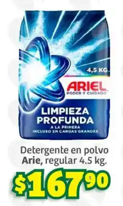Soriana Súper Ariel detergente en polvo regular oferta
