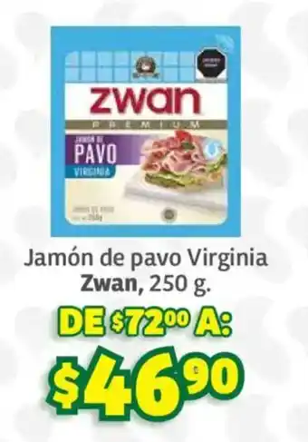 Zwan jamón de pavo virginia