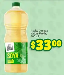 Soriana Súper Valley Foods Aceite de soya oferta