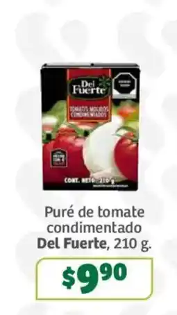 Soriana Súper Del Fuerte puré de tomate condimentado oferta