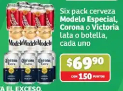 Soriana Súper Modelo Especial, Corona o Victoria oferta