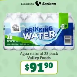 Soriana Súper Valley Foods Agua natural oferta