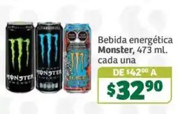 Soriana Súper Monster bebida energética oferta
