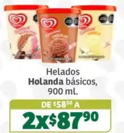 Soriana Súper Helados holanda básicos oferta