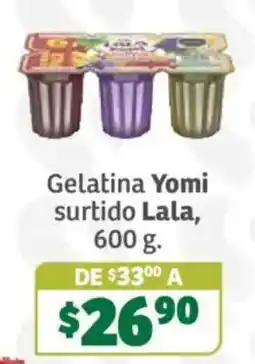 Soriana Súper Gelatina Yomi surtido oferta