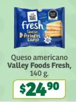 Soriana Súper Valley Foods Fresh Queso americano oferta