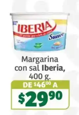 Soriana Súper Iberia margarina con sal oferta