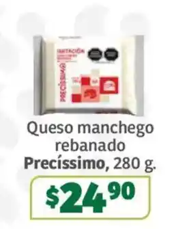 Soriana Súper Precíssimo queso manchego rebanado oferta