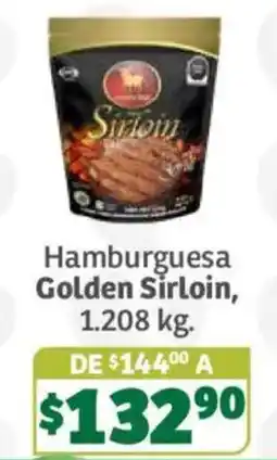 Soriana Súper Golden Sirloin Hamburguesa oferta