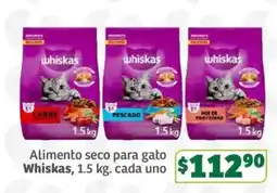 Soriana Súper Whiskas Alimento seco para gato oferta