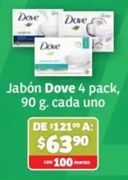 Soriana Súper Jabón Dove oferta