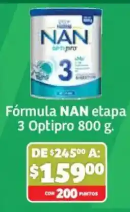 Soriana Súper NAN Fórmula etapa 3 Optipro oferta