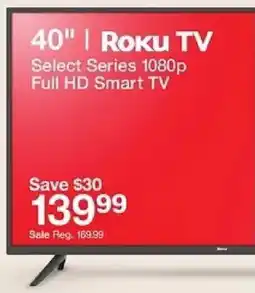 Target HIRO Roku TV 40" oferta