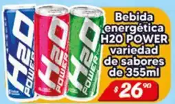 El Florido H20 POWER bebida energética variedad de sabores oferta