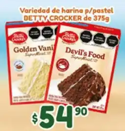 El Florido Betty Crocker variedad de harina p/pastel oferta