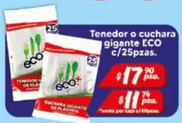 El Florido eco Tenedor o cuchara gigante oferta