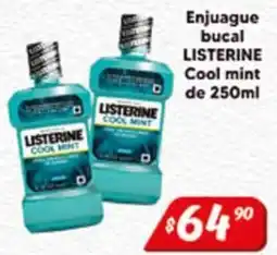 El Florido Listerine enjuague bucal cool mint oferta