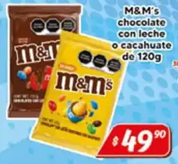 El Florido M&M's chocolate con leche o cacahuate oferta