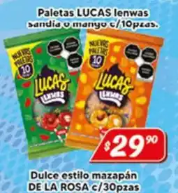 El Florido Paletas LUCAS lenwas oferta