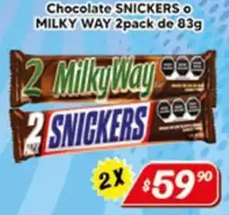 El Florido Chocolate SNICKERS o MILKY WAY oferta