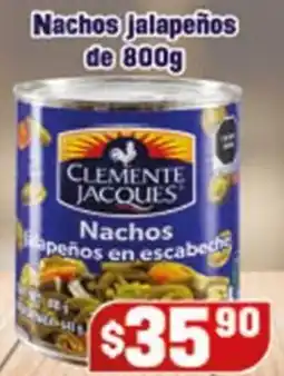 El Florido Clemente Jacques Nachos jalapeños en escabeche oferta