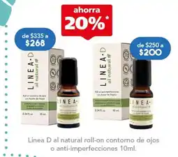 Farmacia San Pablo Linea d al natural roll-on contorno de ojos o anti-imperfecciones oferta
