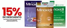 Farmapronto Minoxidil 5% solución 2 pack anacastel minoxidil oferta