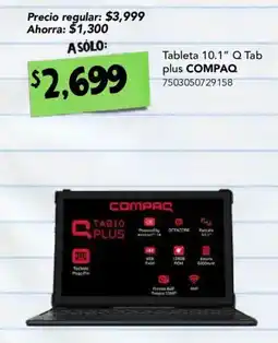 City Club Compaq tableta 10.1" q tab plus oferta