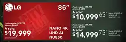 City Club Lg nano 4k uhd ai nu850 oferta