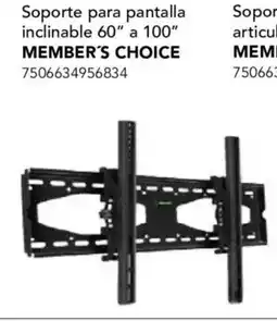 City Club Member's choice soporte para pantalla inclinable 60" a 100" oferta
