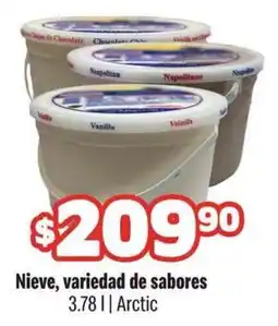 Smart & Final Nieve, variedad de sabores oferta