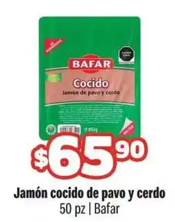 Smart & Final Bafar jamón cocido de pavo y cerdo oferta
