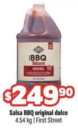 Smart & Final First Street Salsa BBQ original dulce oferta