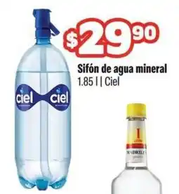 Smart & Final Sifón de agua mineral ciel oferta