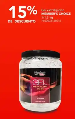 City Club Member's choice gel extrafijación oferta
